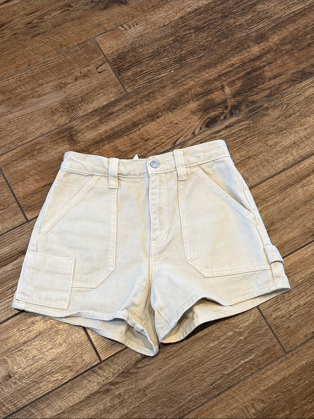 PacSun Women's Beige Cargo Shorts Sz 26